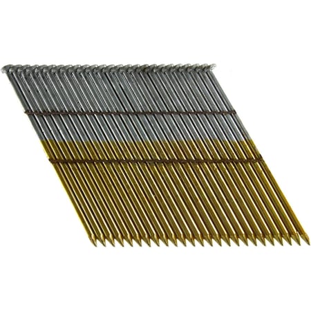 B&C Eagle Collated Framing Nail, 8.5 in L, Hot Dipped Galvanized, Round Head, 28 Degrees, 500 PK A314X131HD/28